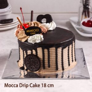 6. Moca Drip Cake 18 CM